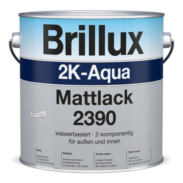 2K-Aqua Mattlack 2390 (ohne Härter)